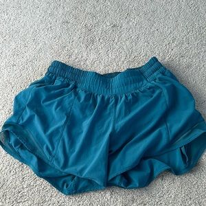 Teal Lululemon shorts